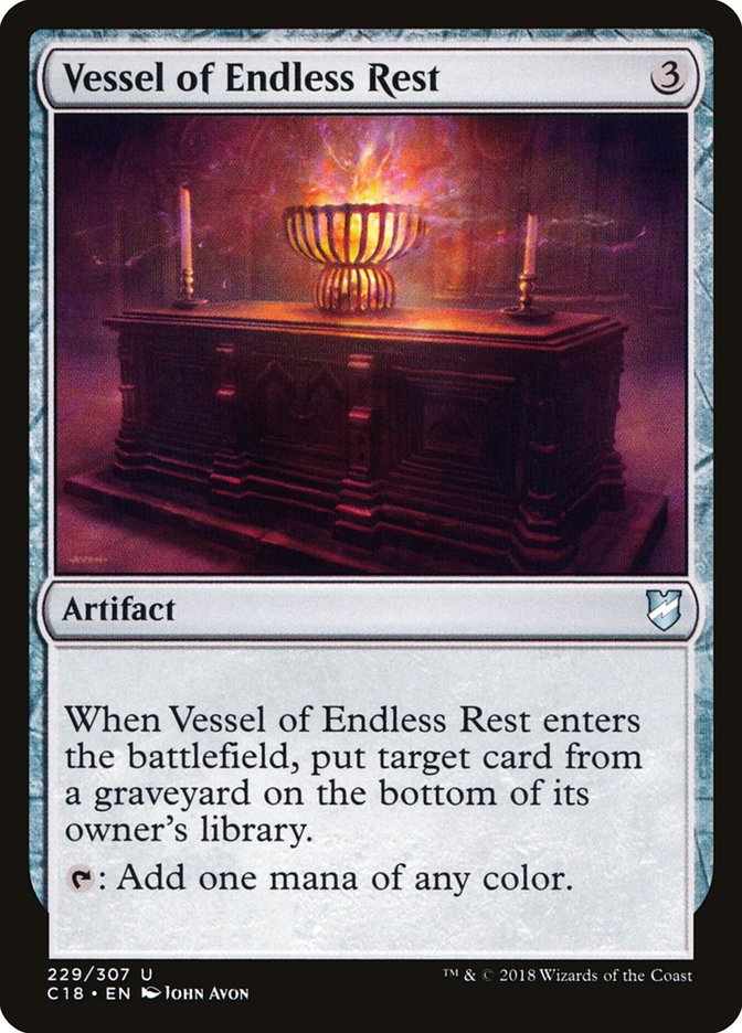Vessel of Endless Rest [Commander 2018] | Gate City Games LLC