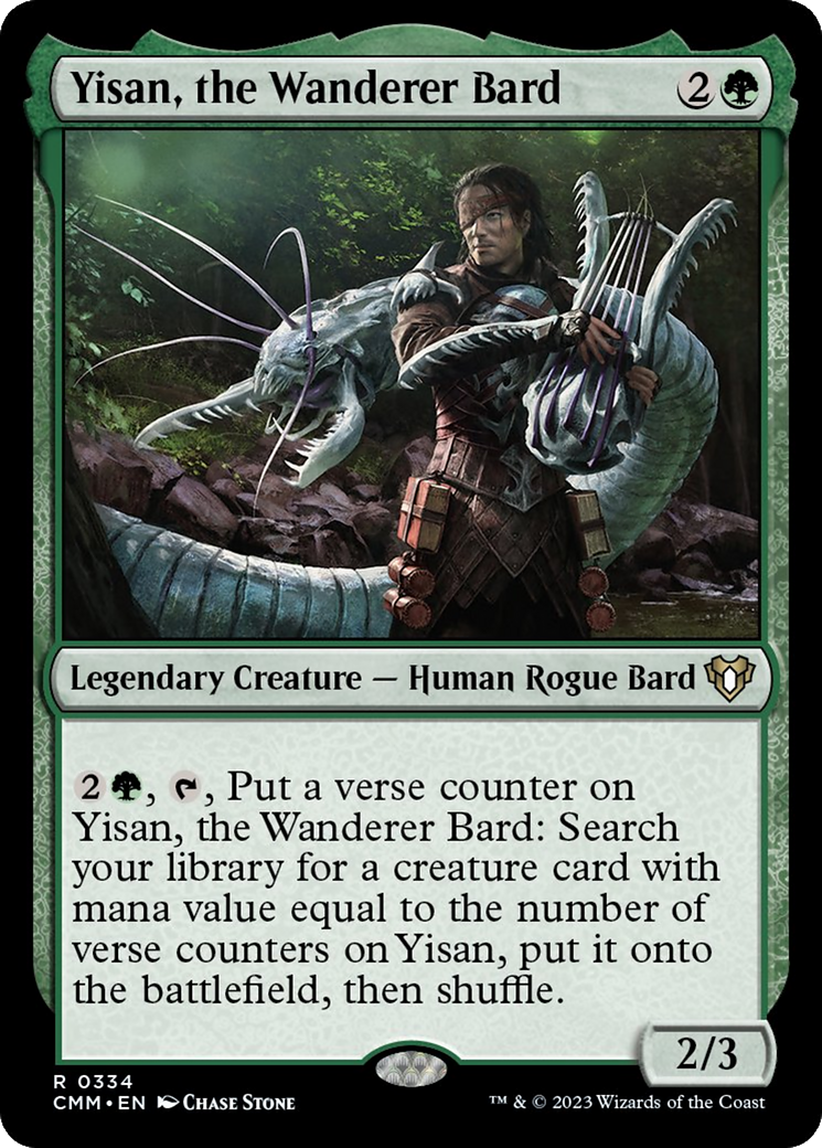 Yisan, the Wanderer Bard [Commander Masters] | Gate City Games LLC