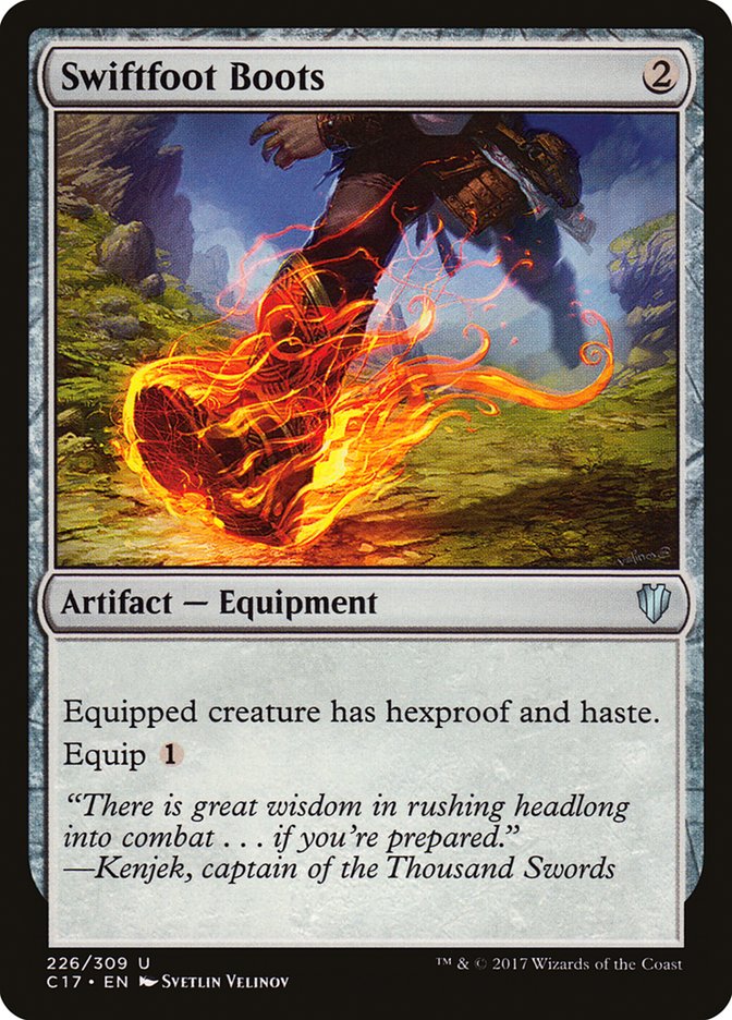 Swiftfoot Boots [Commander 2017] | Gate City Games LLC