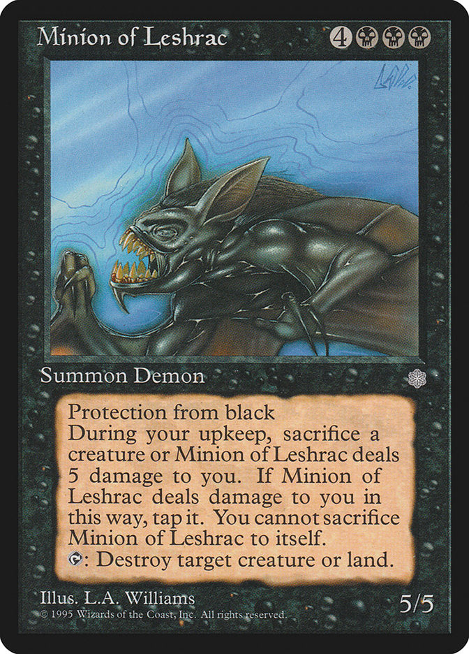 Minion of Leshrac [Ice Age] | Gate City Games LLC