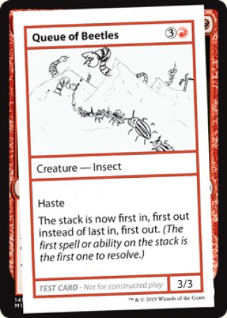 Queue of Beetles (2021 Edition) [Mystery Booster Playtest Cards] | Gate City Games LLC