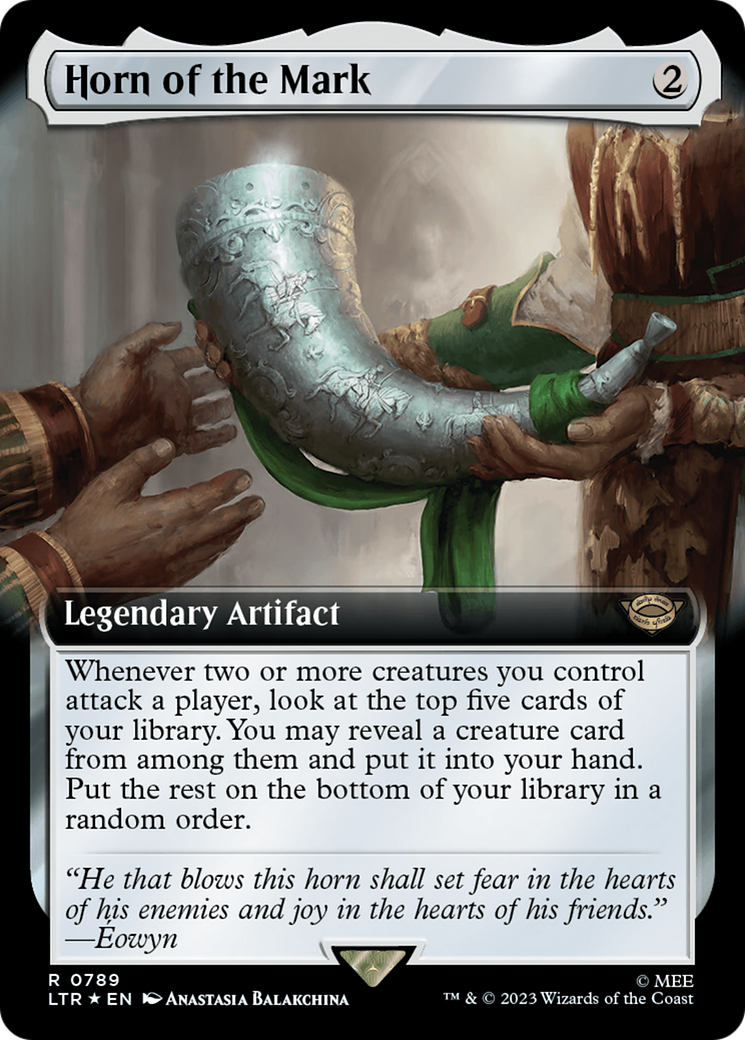 Horn of the Mark (Extended Art) (Surge Foil) [The Lord of the Rings: Tales of Middle-Earth] | Gate City Games LLC