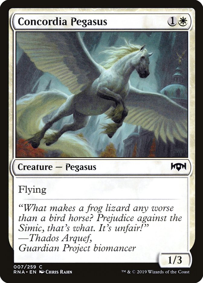 Concordia Pegasus [Ravnica Allegiance] | Gate City Games LLC