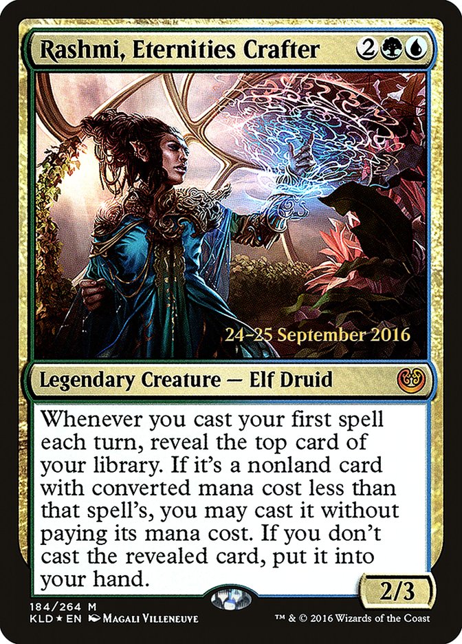 Rashmi, Eternities Crafter [Kaladesh Prerelease Promos] | Gate City Games LLC