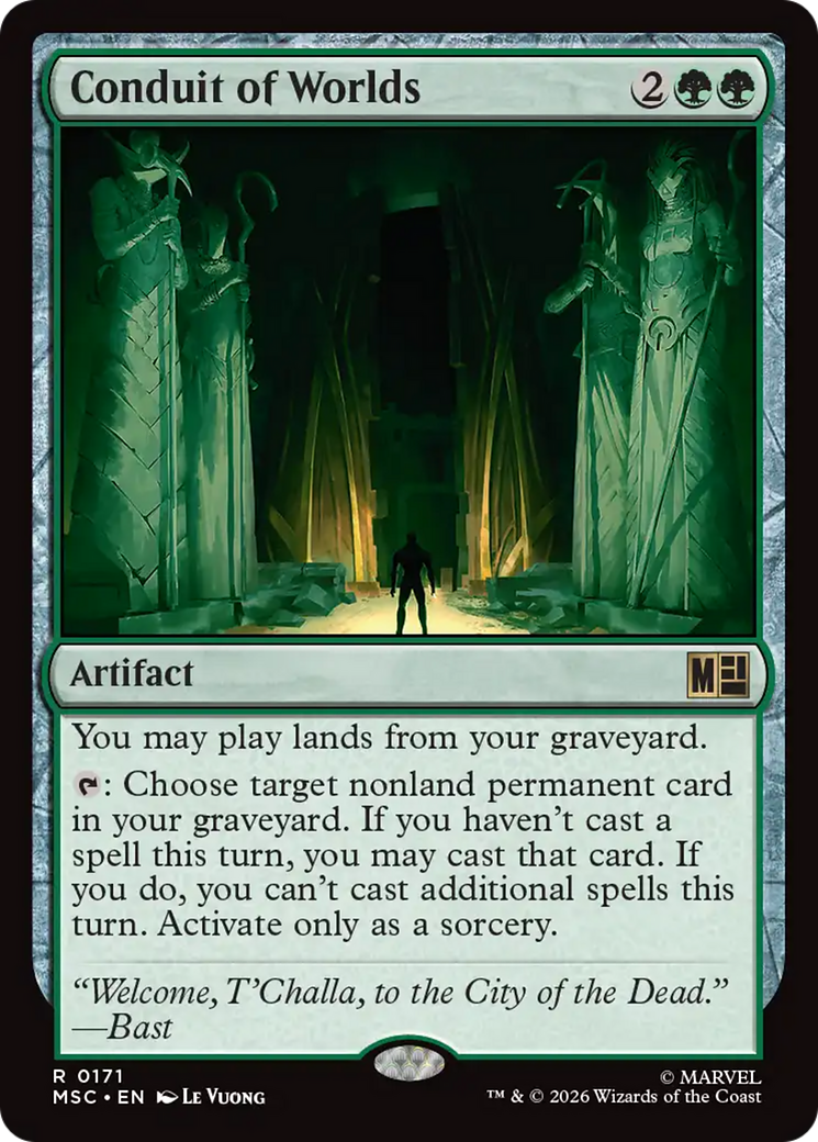 Conduit of Worlds (Surge Foil) [Marvel Super Heroes Commander] | Gate City Games LLC