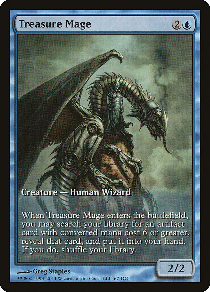 Treasure Mage (Extended Art) [Mirrodin Besieged Promos] | Gate City Games LLC