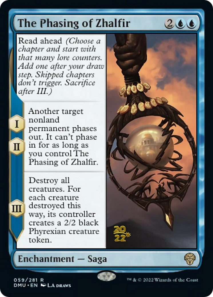 The Phasing of Zhalfir [Dominaria United Prerelease Promos] | Gate City Games LLC