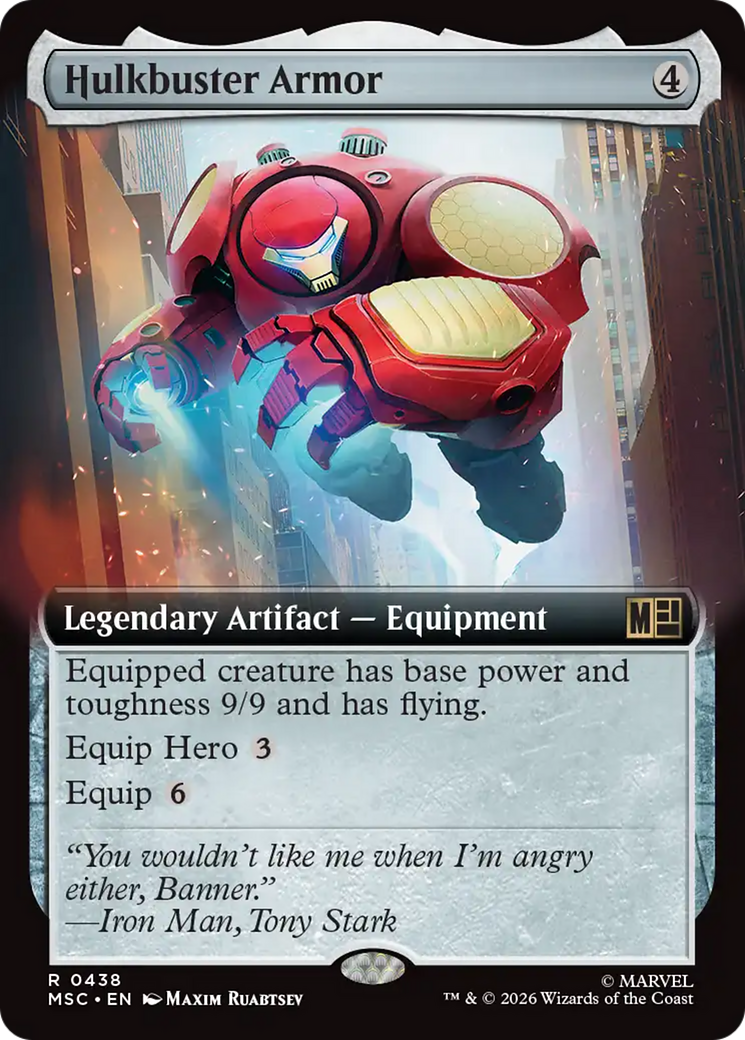 Hulkbuster Armor (Extended Art) [Marvel Super Heroes Commander] | Gate City Games LLC