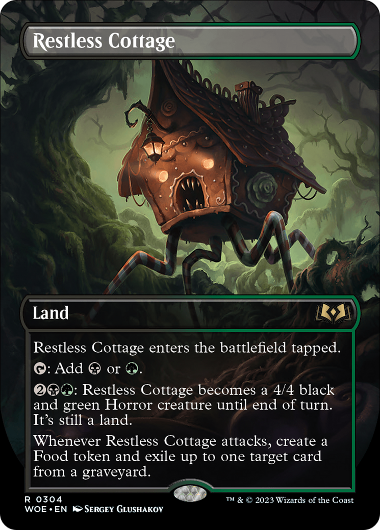 Restless Cottage (Borderless Alternate Art) [Wilds of Eldraine] | Gate City Games LLC