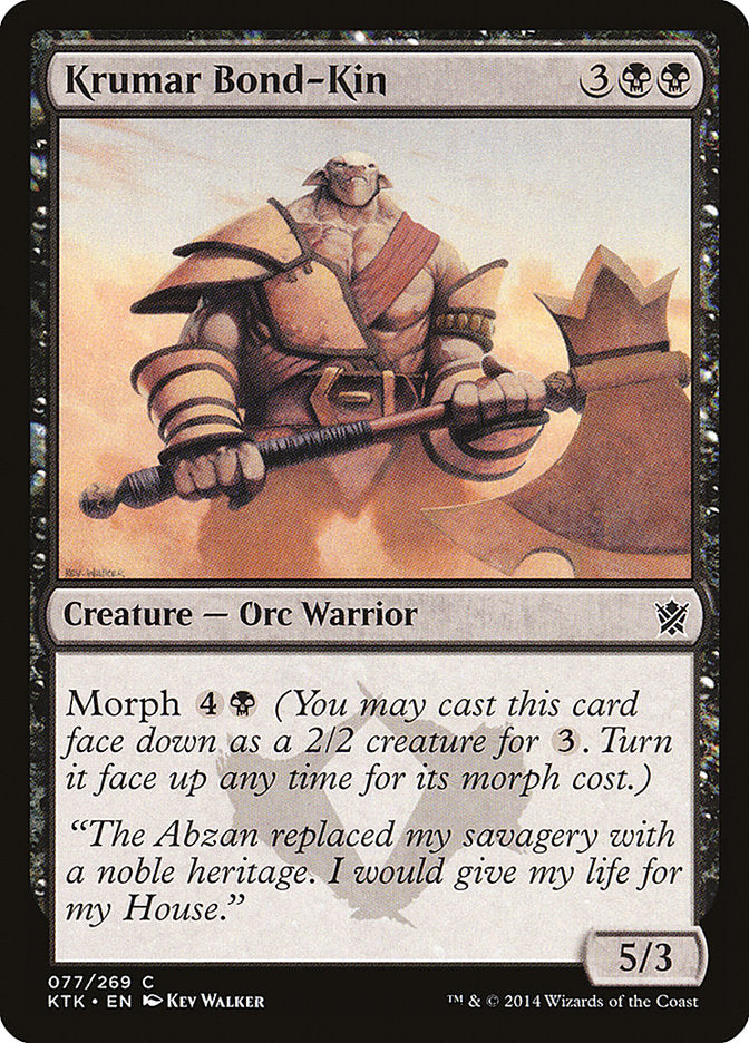 Krumar Bond-Kin [Khans of Tarkir] | Gate City Games LLC