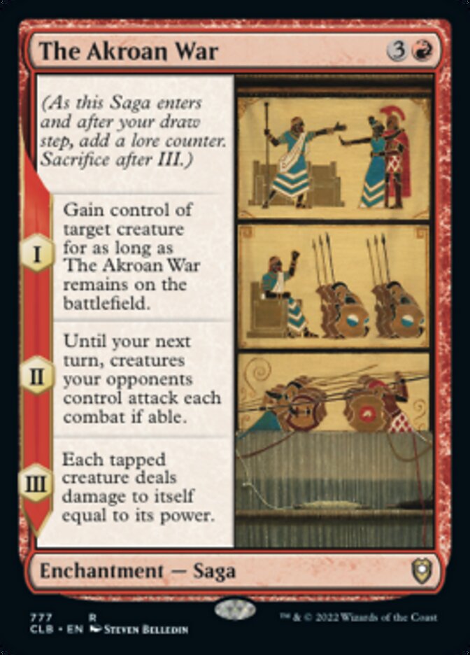 The Akroan War [Commander Legends: Battle for Baldur's Gate] | Gate City Games LLC