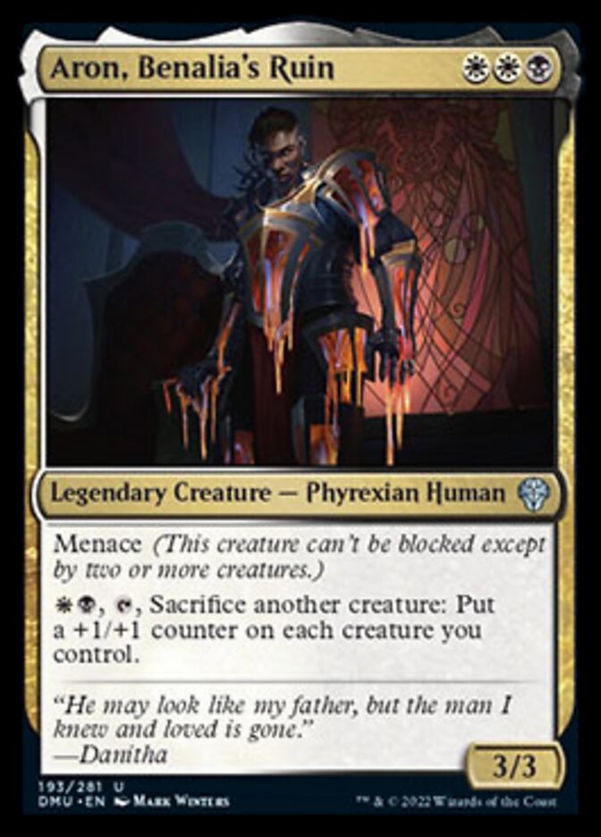 Aron, Benalia's Ruin [Dominaria United] | Gate City Games LLC