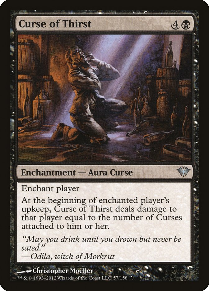 Curse of Thirst [Dark Ascension] | Gate City Games LLC