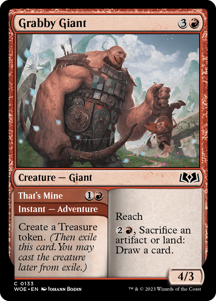 Grabby Giant // That's Mine [Wilds of Eldraine] | Gate City Games LLC