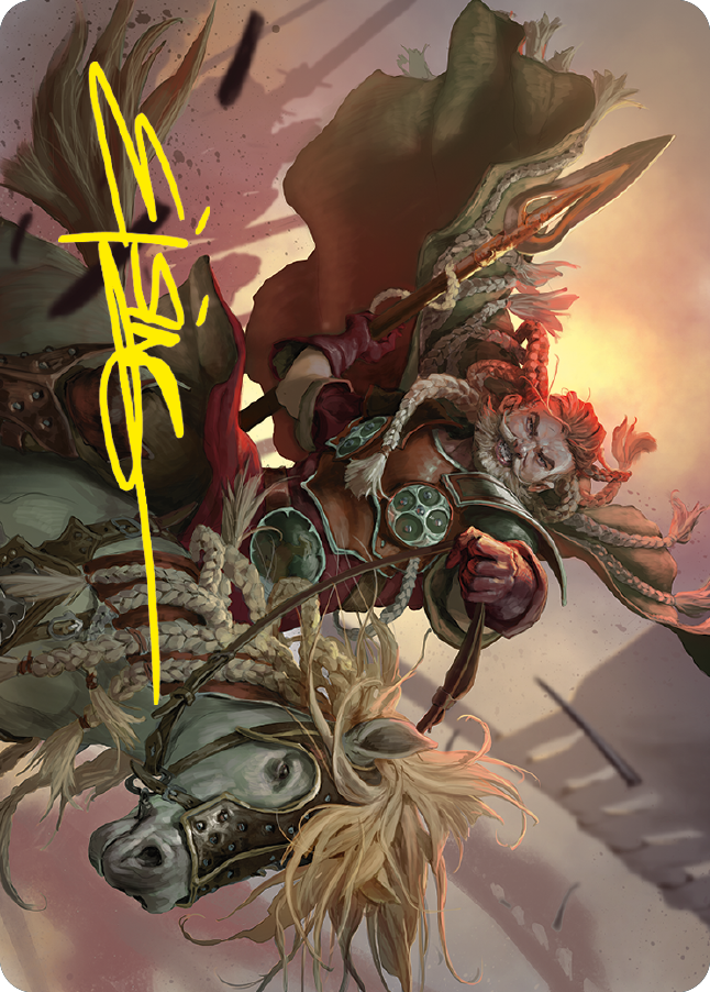 Eomer of the Riddermark Art Card (Gold-Stamped Signature) [The Lord of the Rings: Tales of Middle-earth Art Series] | Gate City Games LLC