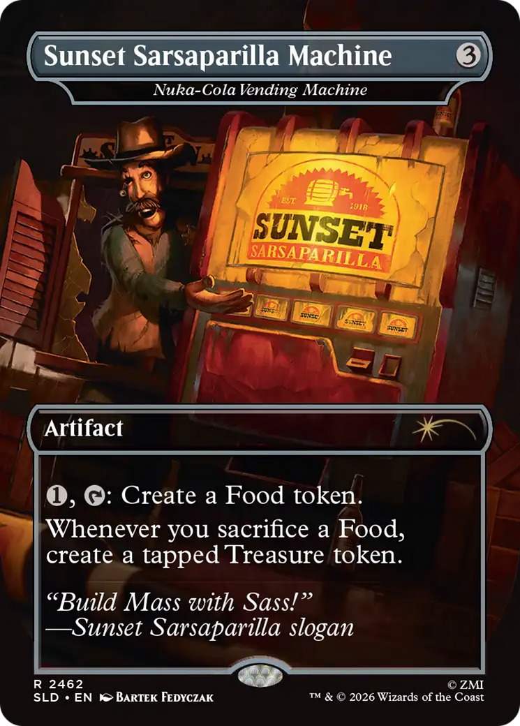 Sunset Sarsaparilla Machine - Nuka-Cola Vending Machine [Secret Lair Drop Series] | Gate City Games LLC