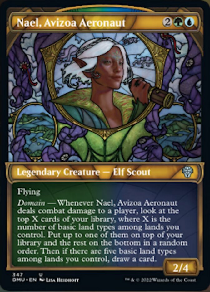 Nael, Avizoa Aeronaut (Showcase Textured) [Dominaria United] | Gate City Games LLC