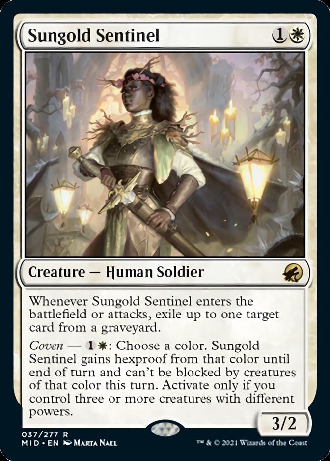 Sungold Sentinel [Innistrad: Midnight Hunt] | Gate City Games LLC