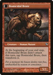 Civilized Scholar // Homicidal Brute [Innistrad] | Gate City Games LLC