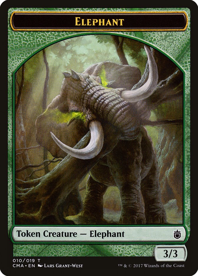 Elephant Token [Commander Anthology Tokens] | Gate City Games LLC