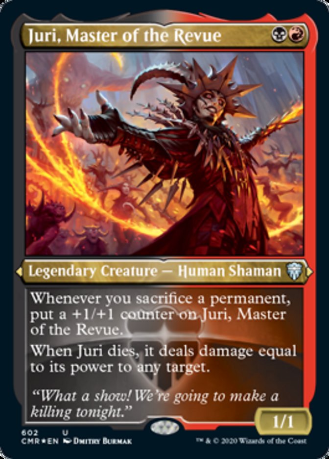 Juri, Master of the Revue (Etched) [Commander Legends] | Gate City Games LLC