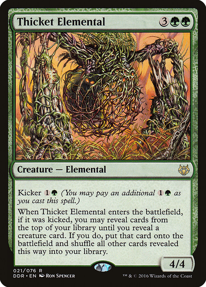 Thicket Elemental [Duel Decks: Nissa vs. Ob Nixilis] | Gate City Games LLC
