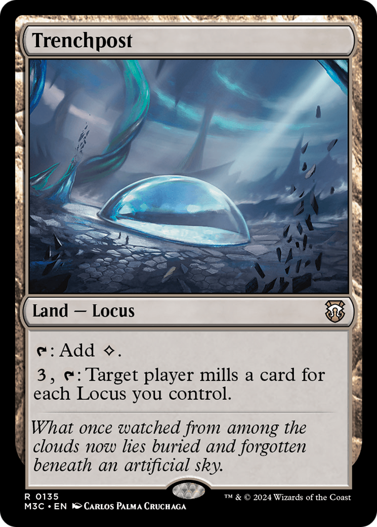 Trenchpost (Extended Art) [Modern Horizons 3 Commander] | Gate City Games LLC