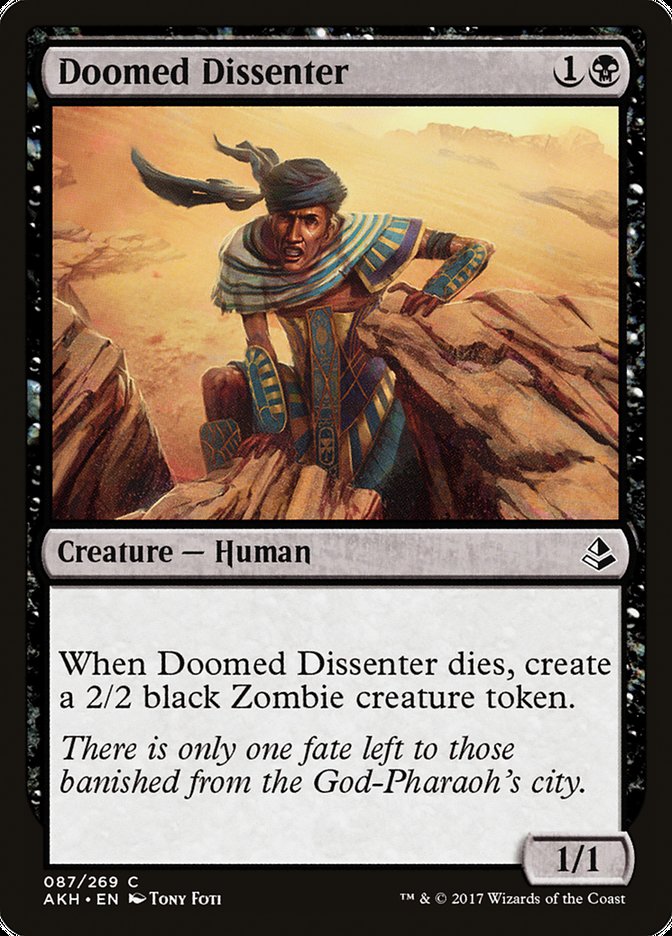 Doomed Dissenter [Amonkhet] | Gate City Games LLC