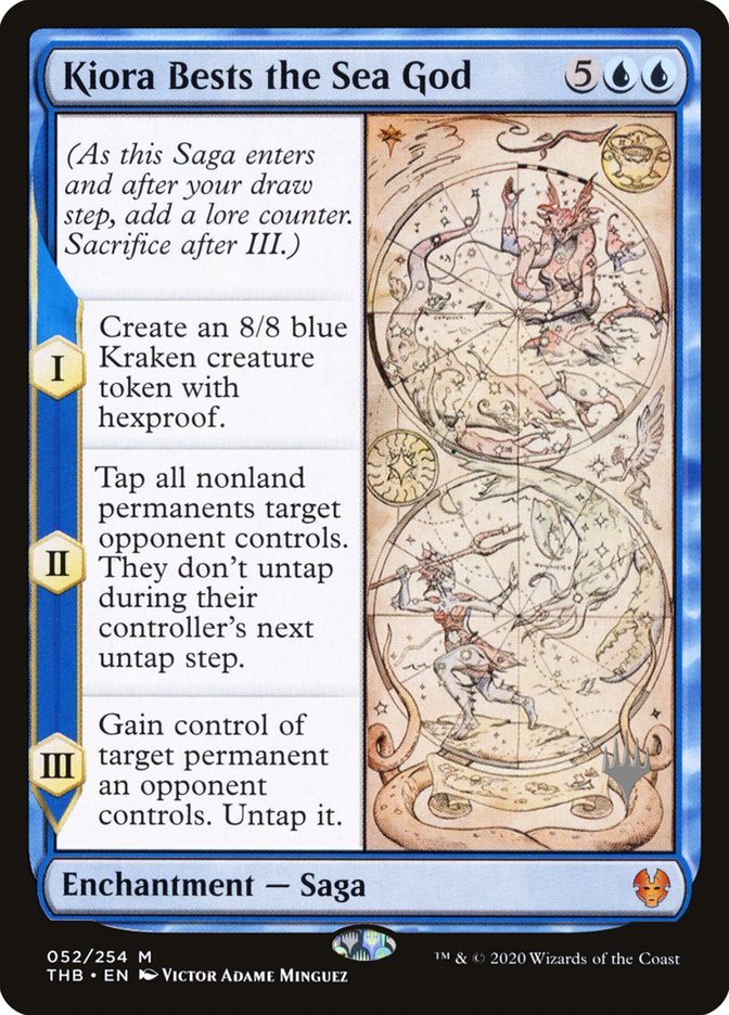 Kiora Bests the Sea God (Promo Pack) [Theros Beyond Death Promos] | Gate City Games LLC