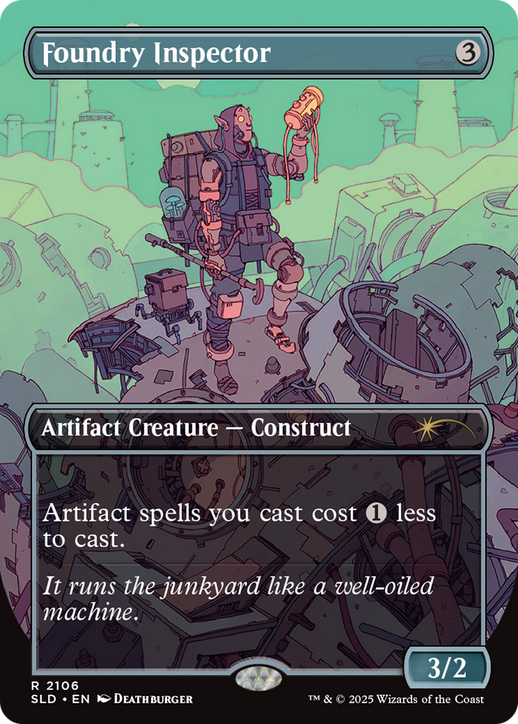 Foundry Inspector (Galaxy Foil) [Secret Lair Drop Series] | Gate City Games LLC