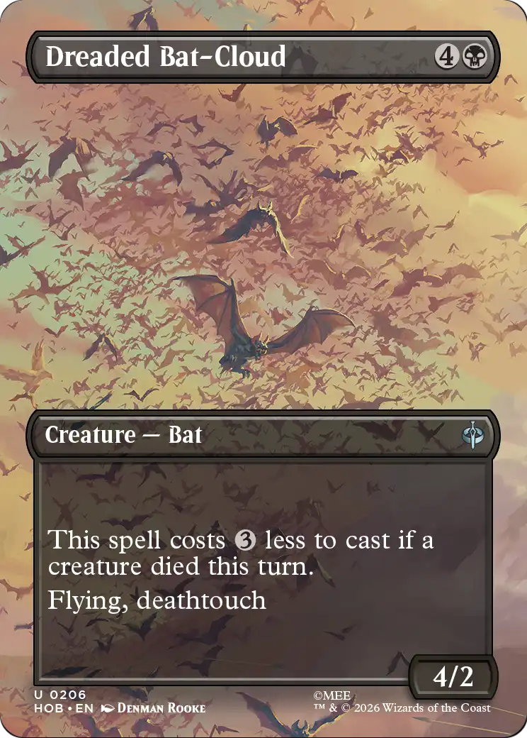 Dreaded Bat-Cloud (Borderless) [The Hobbit] | Gate City Games LLC