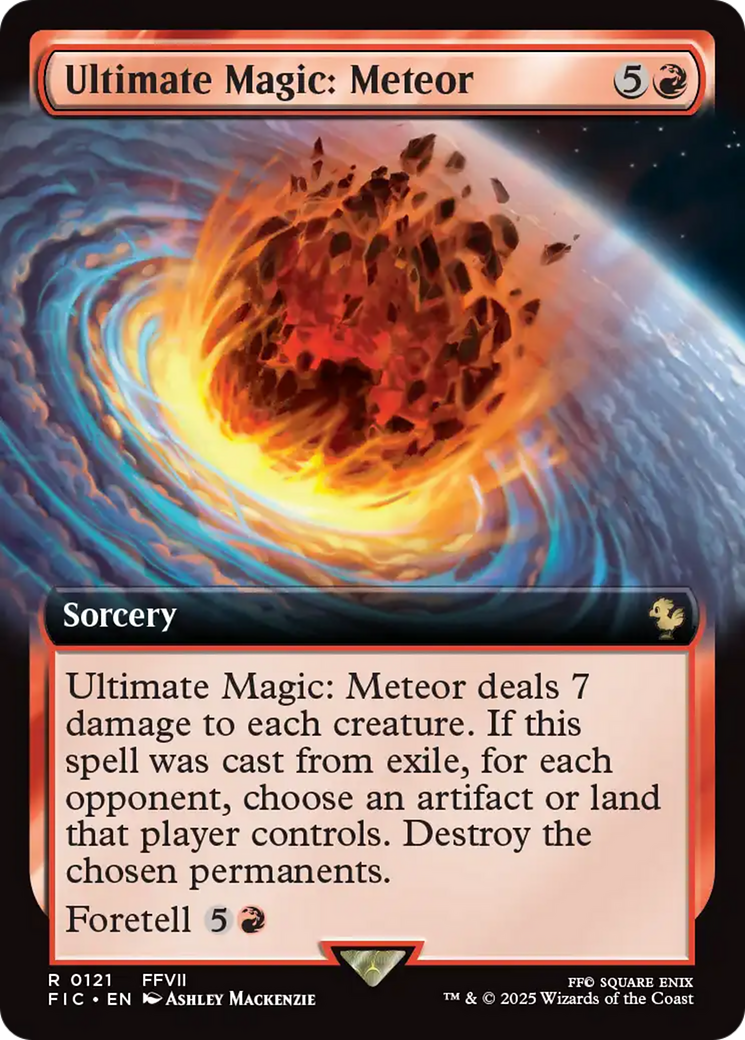 Ultimate Magic: Meteor (Extended Art) [FINAL FANTASY Commander] | Gate City Games LLC