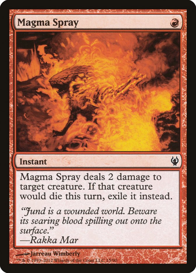 Magma Spray [Duel Decks: Izzet vs. Golgari] | Gate City Games LLC