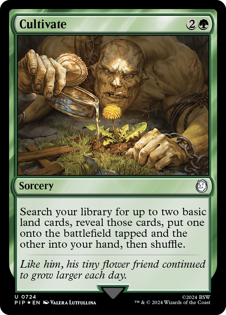Cultivate (Surge Foil) [Fallout] | Gate City Games LLC