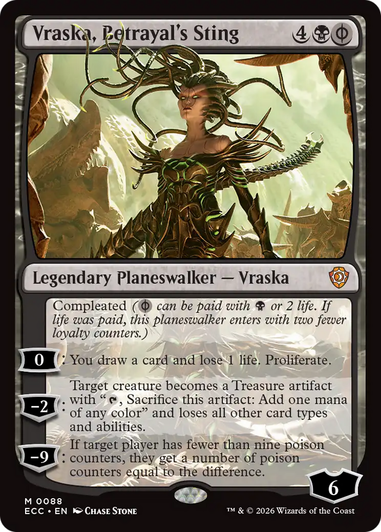 Vraska, Betrayal's Sting [Lorwyn Eclipsed Commander] | Gate City Games LLC