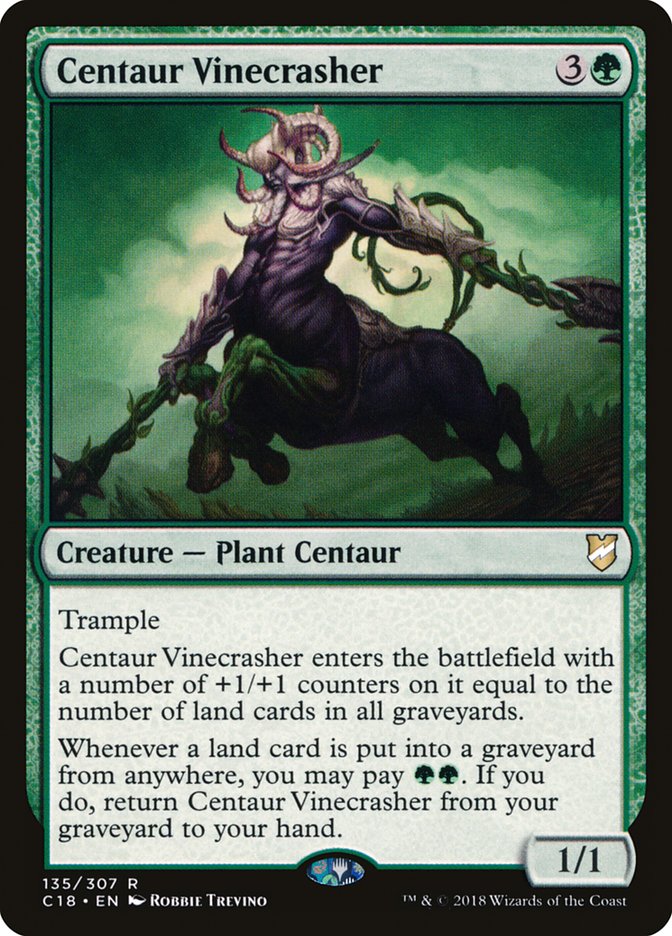 Centaur Vinecrasher [Commander 2018] | Gate City Games LLC