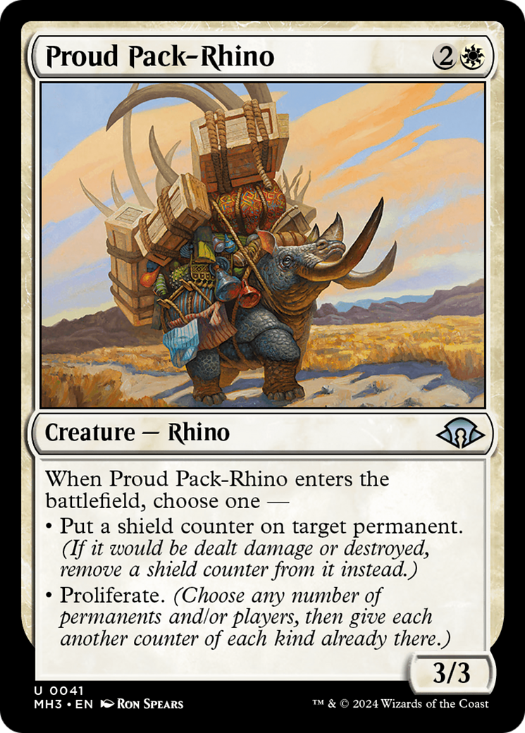 Proud Pack-Rhino [Modern Horizons 3] | Gate City Games LLC