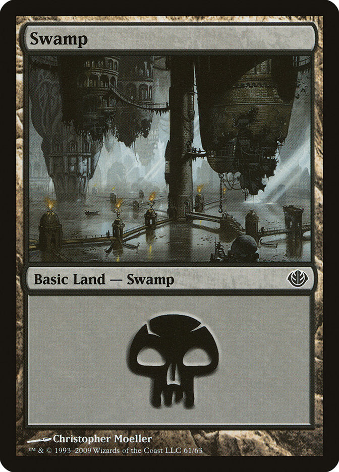 Swamp (61) [Duel Decks: Garruk vs. Liliana] | Gate City Games LLC