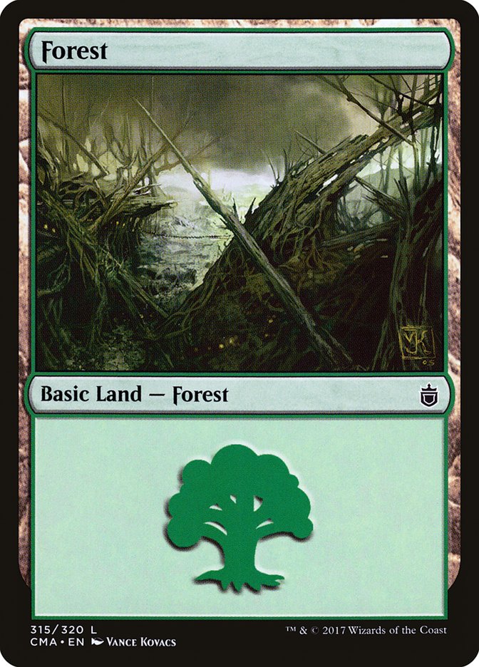 Forest (315) [Commander Anthology] | Gate City Games LLC