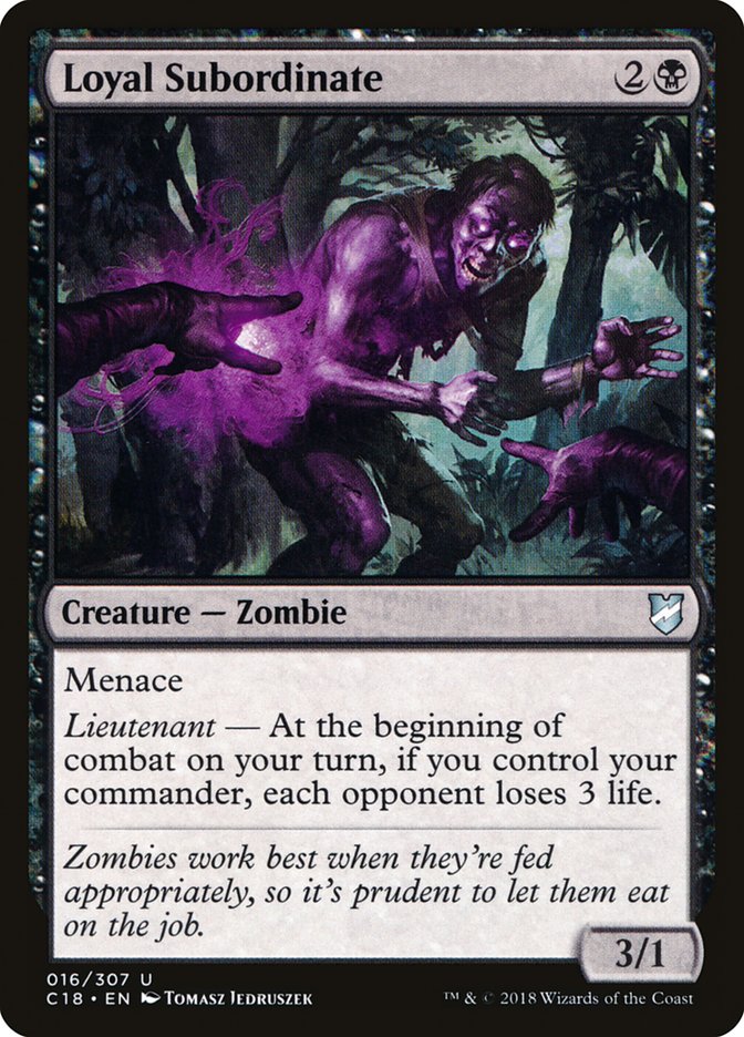 Loyal Subordinate [Commander 2018] | Gate City Games LLC