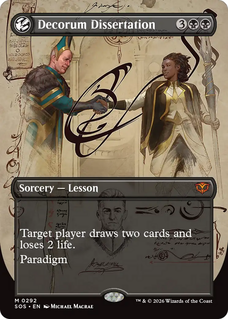 Decorum Dissertation (Borderless) [Secrets of Strixhaven] | Gate City Games LLC