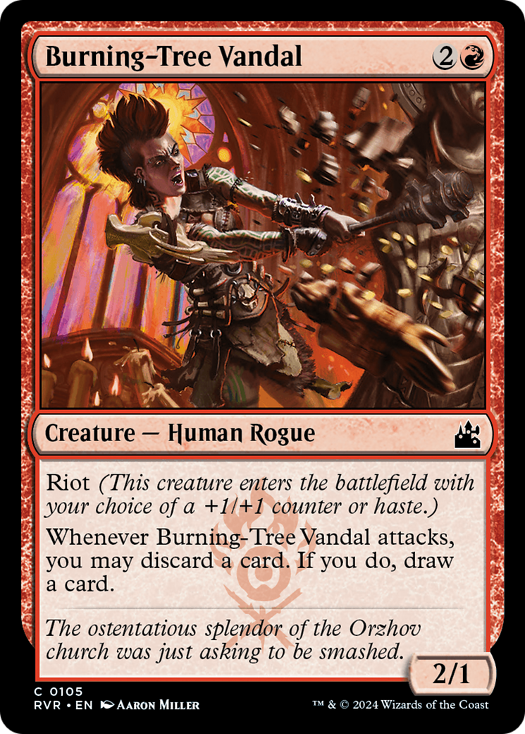 Burning-Tree Vandal [Ravnica Remastered] | Gate City Games LLC