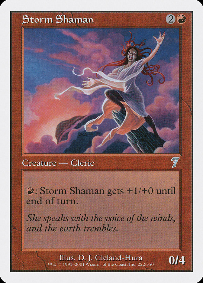 Storm Shaman [Seventh Edition] | Gate City Games LLC