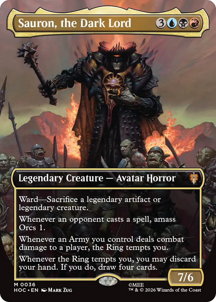 Sauron, the Dark Lord (Borderless) [The Hobbit] | Gate City Games LLC