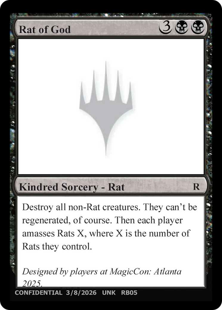 Rat of God [Unknown Event] | Gate City Games LLC