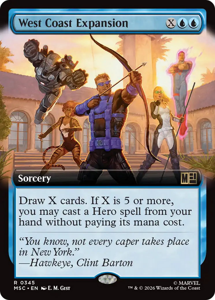 West Coast Expansion (Extended Art) [Marvel Super Heroes Commander] | Gate City Games LLC
