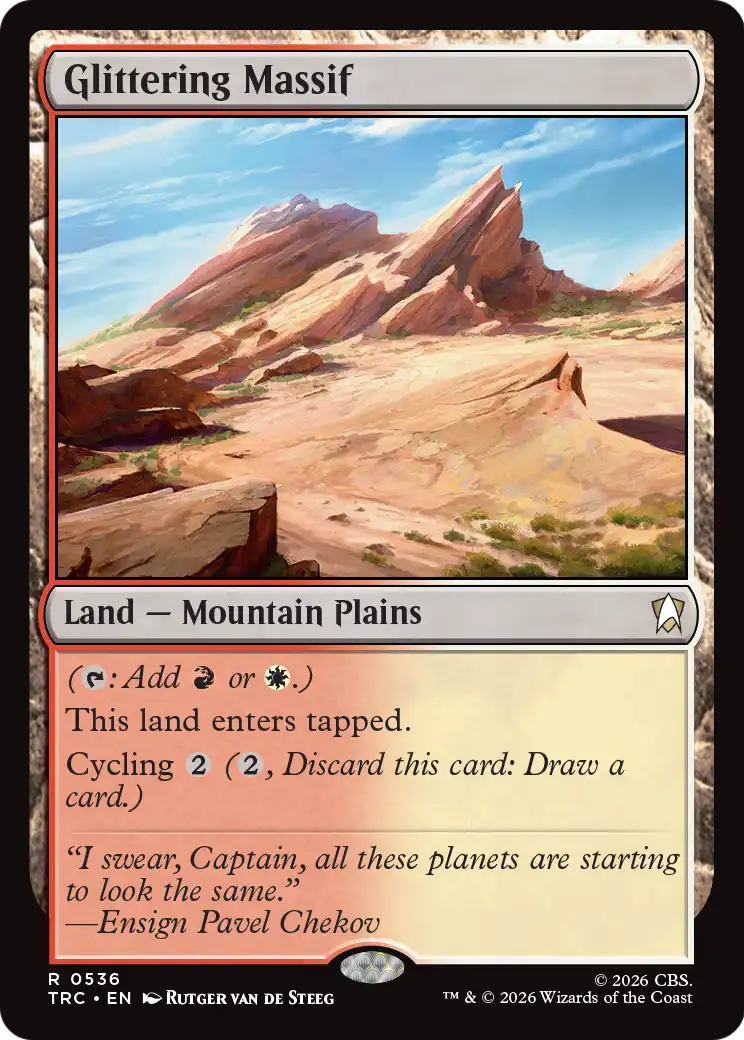 Glittering Massif (Surge Foil) [Star Trek Commander] | Gate City Games LLC