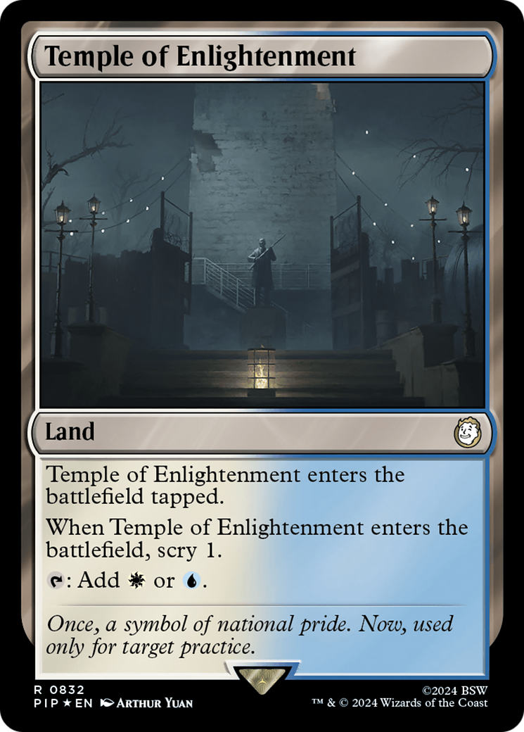 Temple of Enlightenment (Surge Foil) [Fallout] | Gate City Games LLC