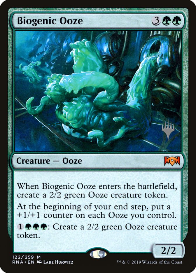 Biogenic Ooze (Promo Pack) [Ravnica Allegiance Promos] | Gate City Games LLC
