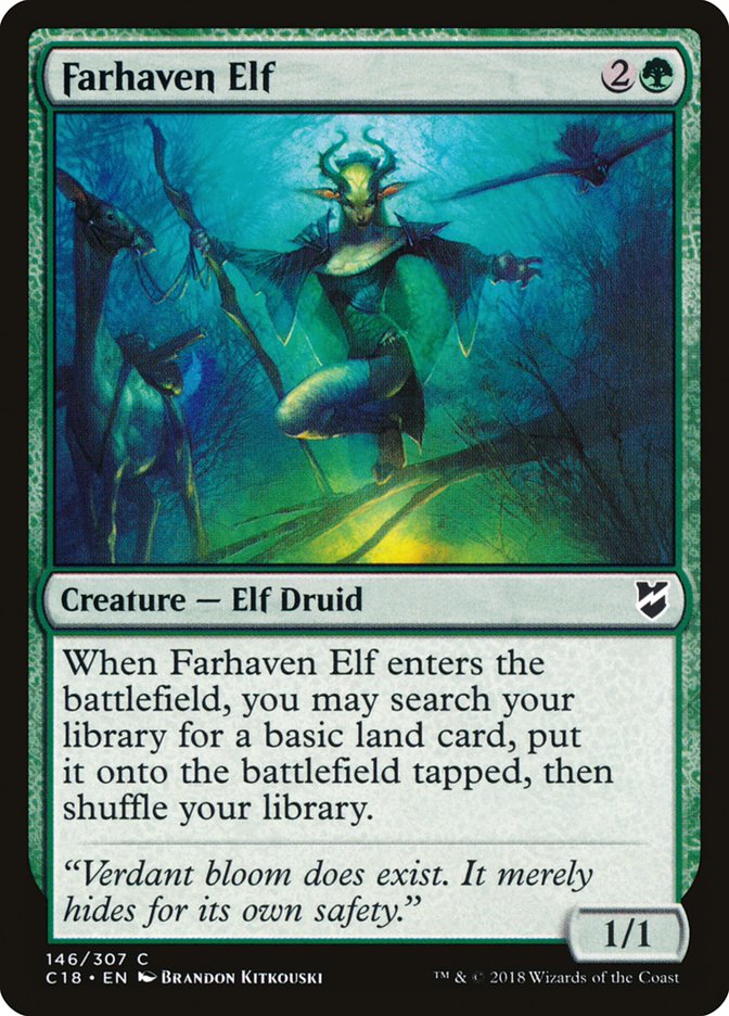 Farhaven Elf [Commander 2018] | Gate City Games LLC